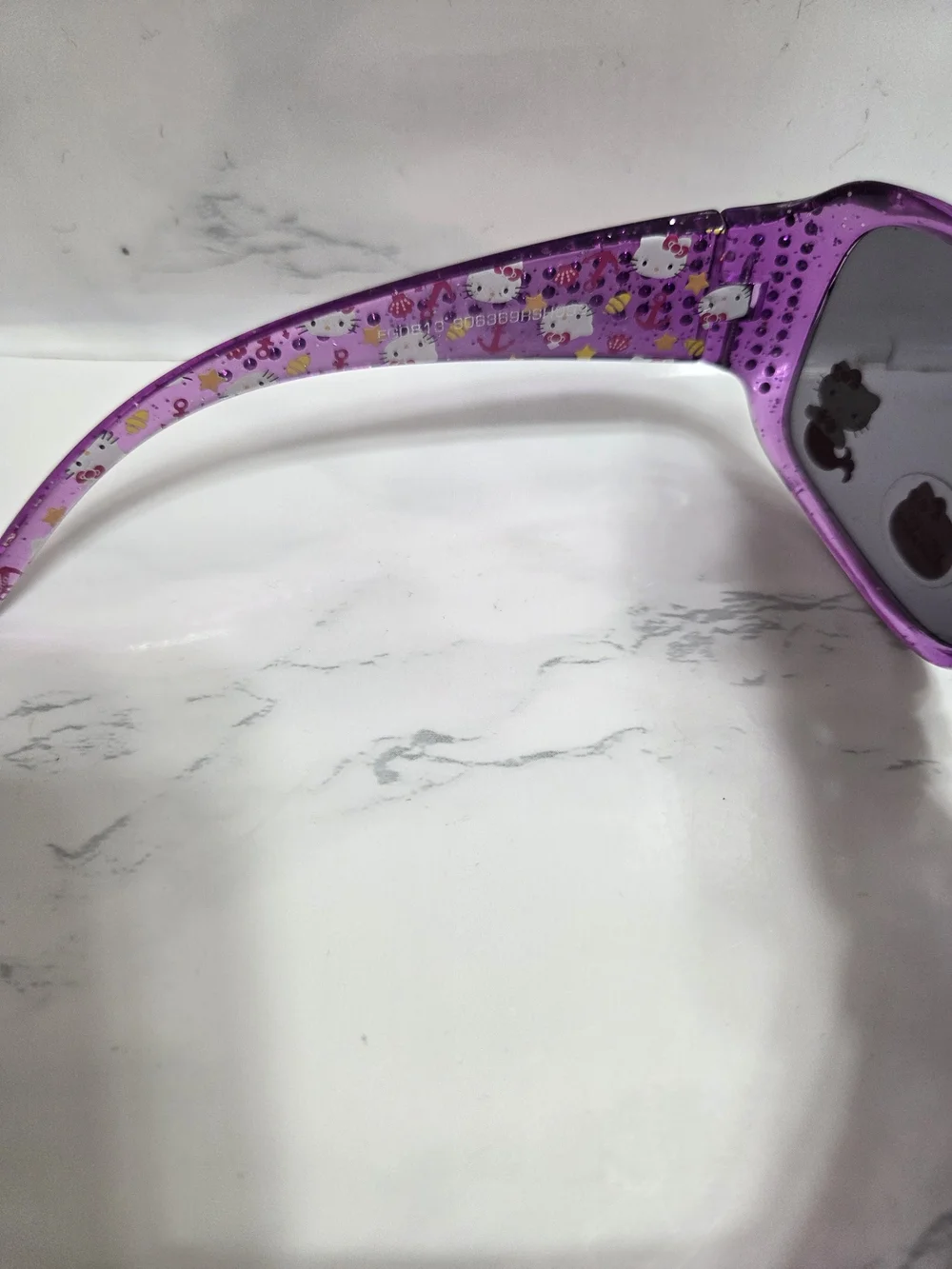Sanrio Hello Kitty Purple Kids Sunglasses with Character Accents